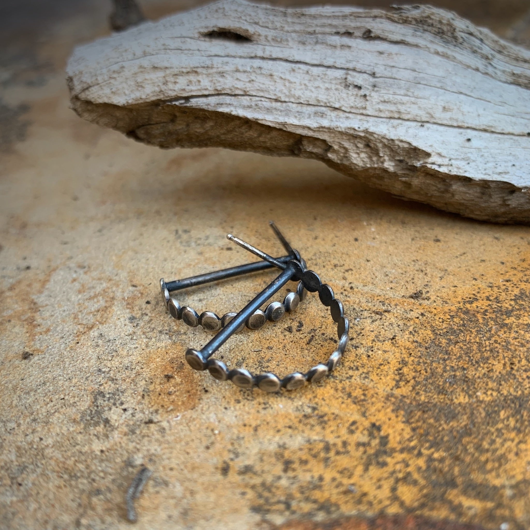 Trap Stud - Three Flames Silverworks