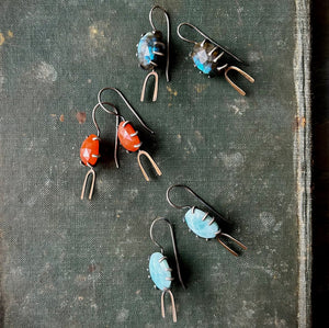 IO Earring: Carnelian