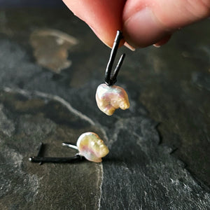 Selkie Earring with heishi pearl
