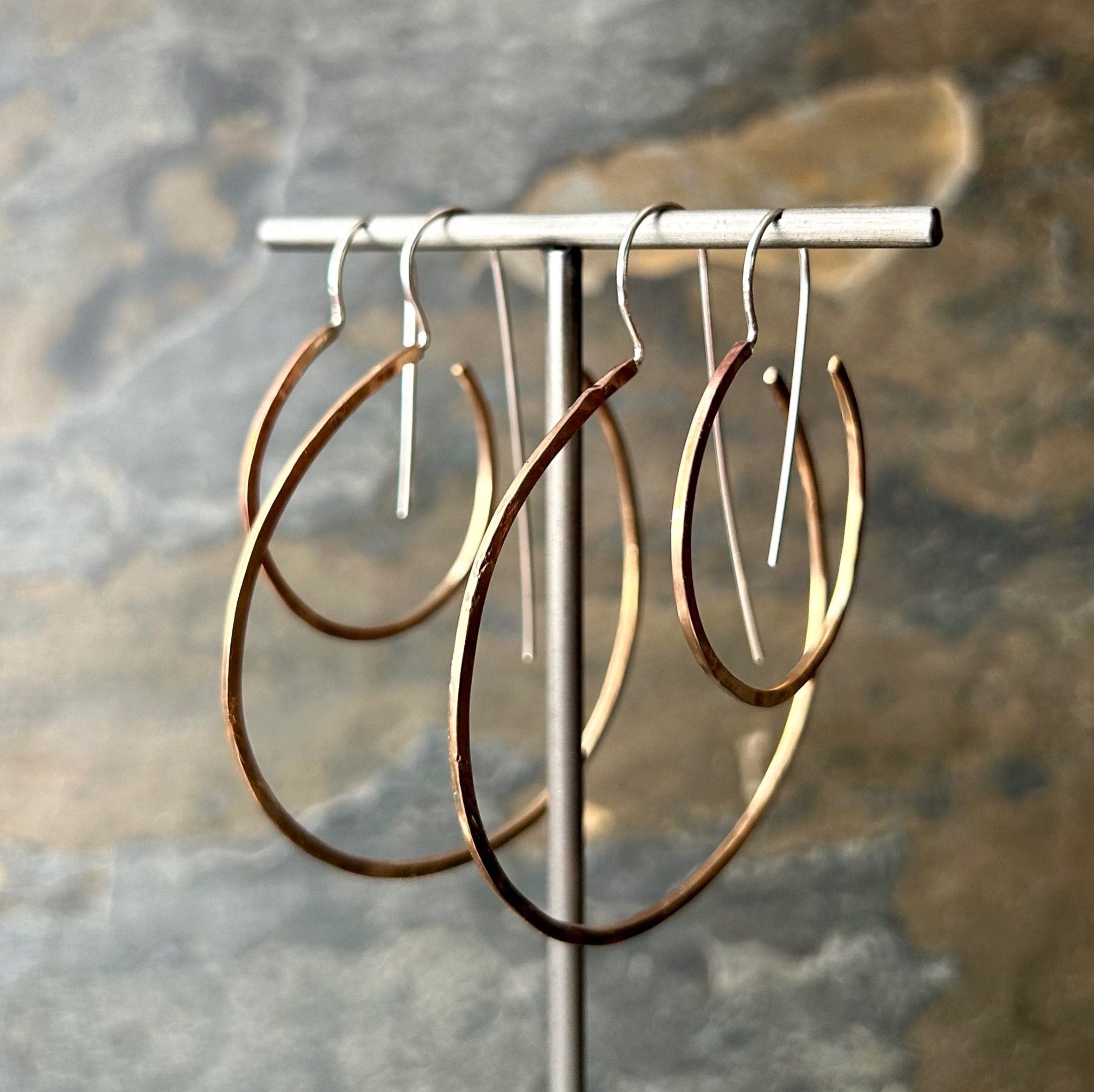 Seeress Hoop - Small - Three Flames Silverworks