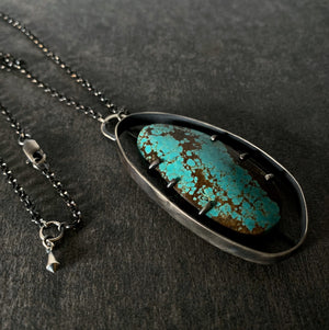 Wayfinder Necklace no. 2 - Number 8 Turquoise