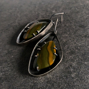 Wayfinder Earrings no. 3 - Ocean Jasper