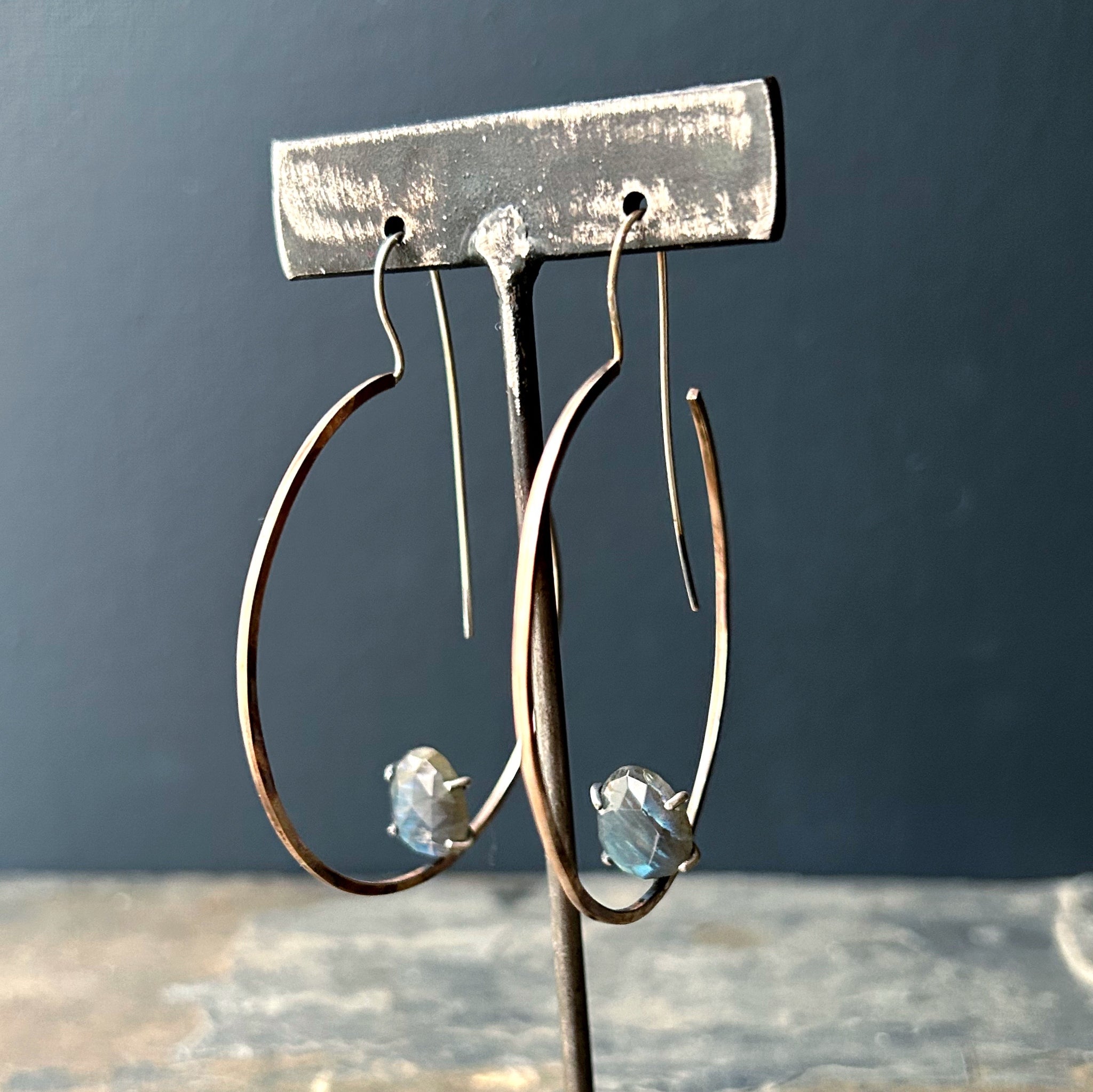 Seeress Hoop with Labradorite