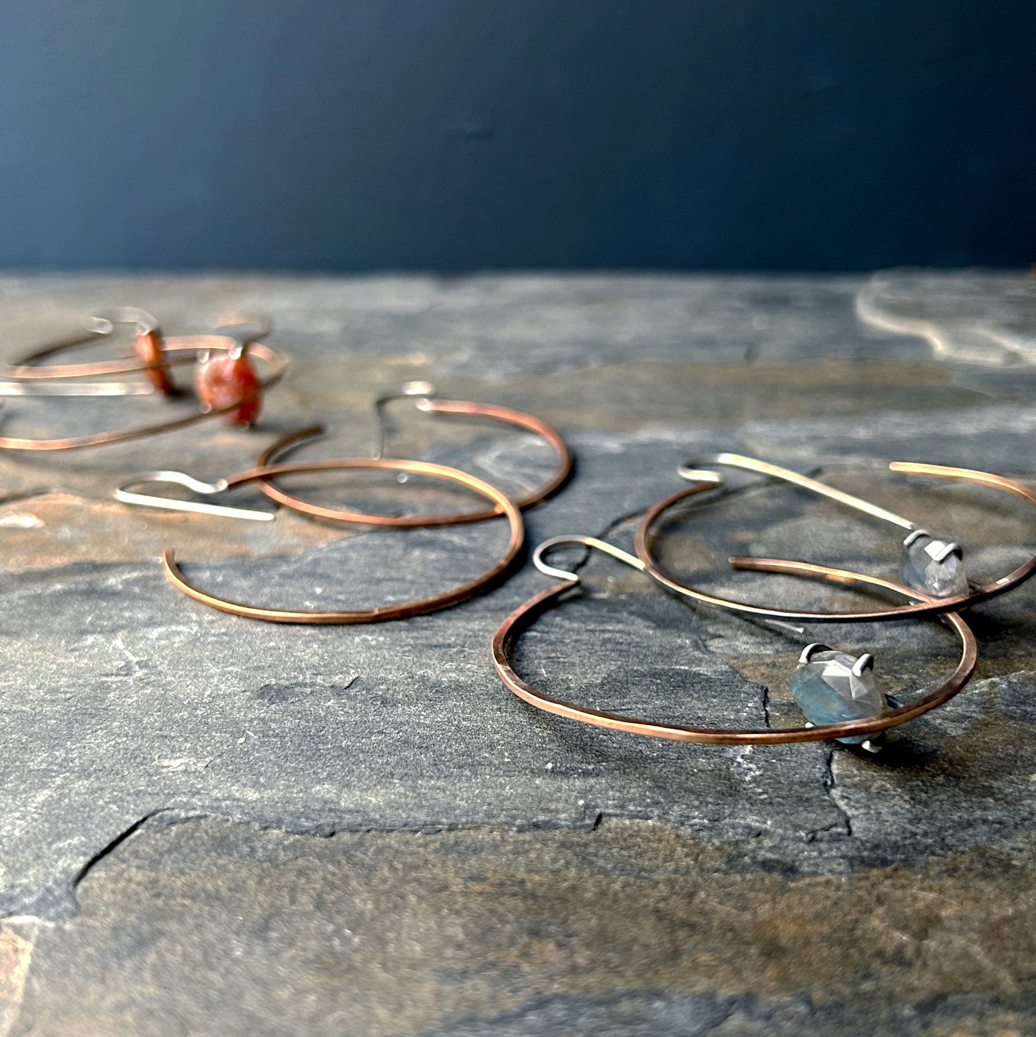 Seeress Hoop with Labradorite